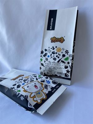 ISO Zijvouw Wit Kraftpapier Zakjes Kunststof Gelamineerd Milieuvriendelijk