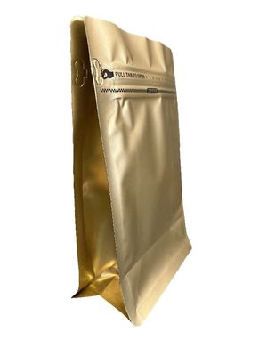 Goud afdrukken van milieuvriendelijke koffiezakjes voor milieuvriendelijke verpakkingen