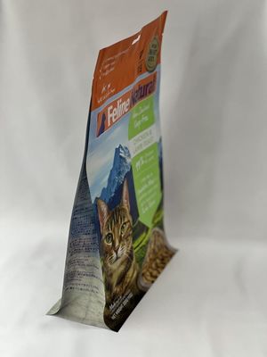 Aangepaste bedrukking Pet Food Packaging Pouches Bag Matt Flat Bottom