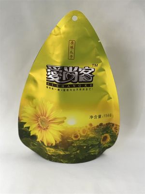 Gemetalliseerde Mylar Stand Up Bags Vrij gevormde aangepaste bedrukking voor gedroogde snack