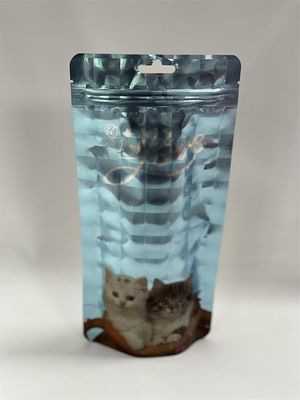 Op maat gemaakte Mylar Stand Up Pouches 500g Pet Food Bag
