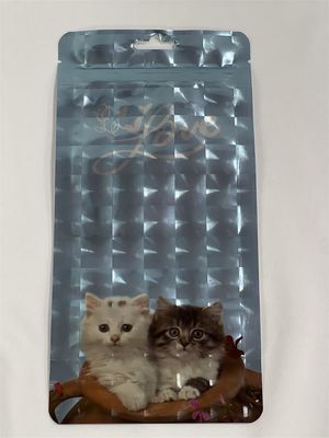 Op maat gemaakte Mylar Stand Up Pouches 500g Pet Food Bag