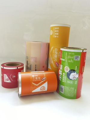 Plastic Folie Bedrukte Gelamineerde Rollen Film Voedsel Verpakking Voor Snack