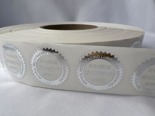 Hot Stamp Packaging Label Stickers Zelfklevende rol Custom Label Stickers Waterdicht