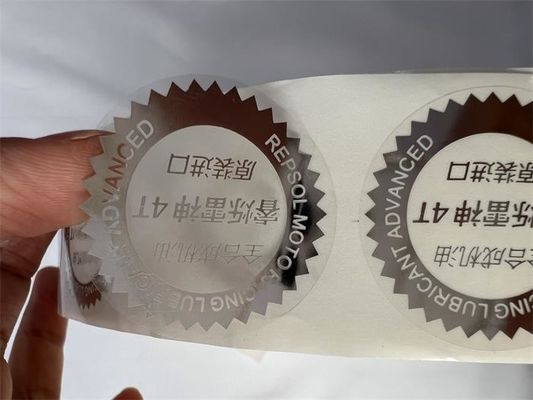 Hot Stamp Packaging Label Stickers Zelfklevende rol Custom Label Stickers Waterdicht