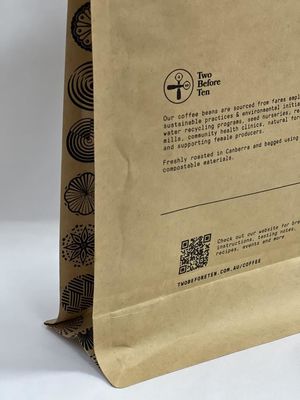 Recyclebare BRC Flat Bottom Stand Up Pouch Bedrukt Lege Food Grade