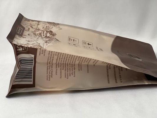Op maat gemaakte zakjes met platte bodem 12oz sterke compressieweerstand