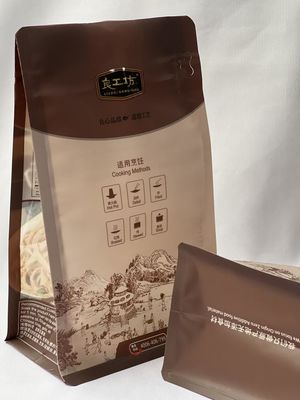 Op maat gemaakte zakjes met platte bodem 12oz sterke compressieweerstand