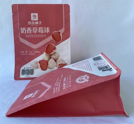 Matt Varnish Custom Stand Up Pouches 100 micron waterdicht voor snacks