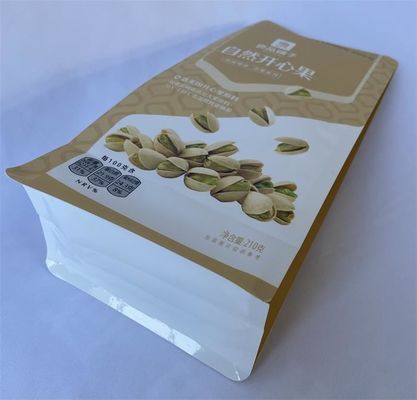 Op maat gemaakte zakjes met platte bodem Mylar Paper Stand Up For Nuts