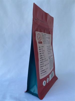 Snacks Voedselverpakking Zakjes Tuit UV-oppervlak gemetalliseerd met een zijrits