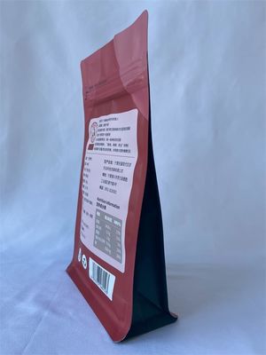 Snacks Voedselverpakking Zakjes Tuit UV-oppervlak gemetalliseerd met een zijrits
