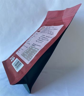 Snacks Voedselverpakking Zakjes Tuit UV-oppervlak gemetalliseerd met een zijrits