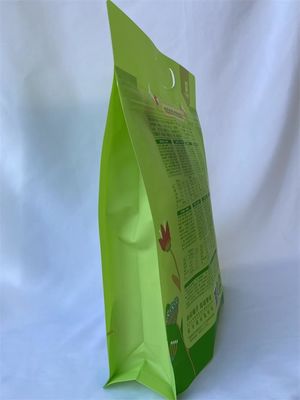 BRC Box Bottom Pouch Platte bodem Verpakkingstas met doorzichtig venster