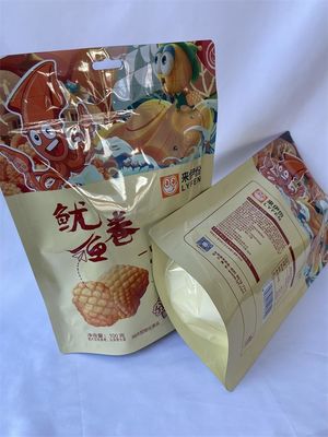 Food Grade Plastic Stand Up Pouch 100g Kraft hersluitbare zakken