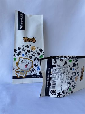 ISO Zijvouw Wit Kraftpapier Zakjes Kunststof Gelamineerd Milieuvriendelijk