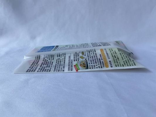 Glanzend bedrukte plastic zakzakken Kleuren aangepast met rugafdichting