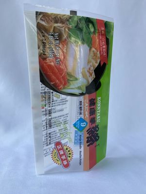 Glanzend bedrukte plastic zakzakken Kleuren aangepast met rugafdichting