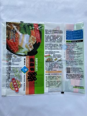 Glanzend bedrukte plastic zakzakken Kleuren aangepast met rugafdichting