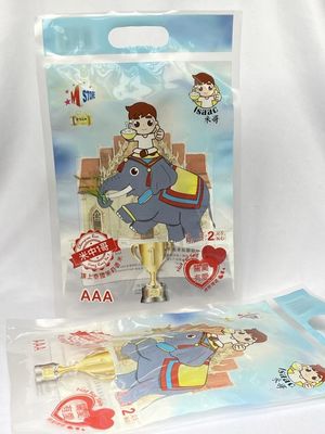 2kg rijstverpakkingszak plastic aangepaste bedrukking met handvatgat