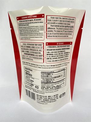 Gratis Bedrukking Stand Up Verpakking Zakjes Custom BPA Voor Zeevruchten 180g
