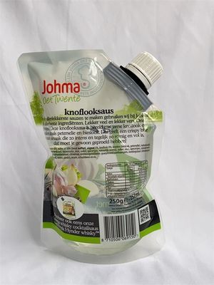 Doorzichtige plastic uitloopverpakking Op maat bedrukt met zijvouwdop