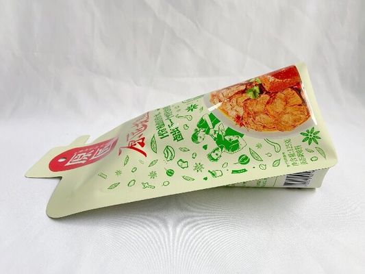Op maat gemaakte plastic stazak CMYK-kleur voor snackkoffie