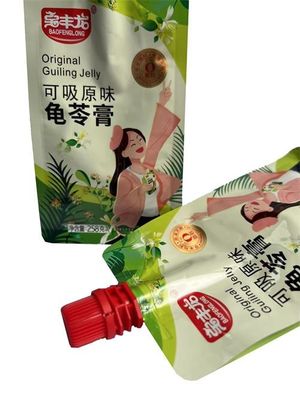 Op maat gemaakte uitloopverpakking Retortable Liquid Stand Up Pouch