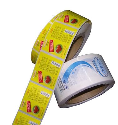 Duurzame verpakking Etiketstickers Offsetdruk voor productenlabel