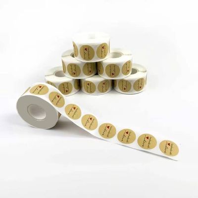 Custom logo verpakking label stickers mat oppervlak afgewerkt