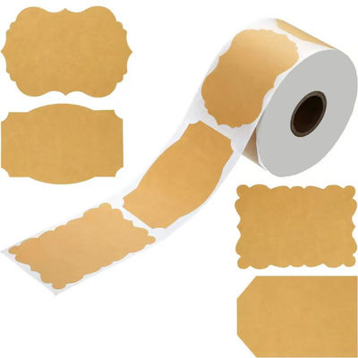 Custom logo verpakking label stickers mat oppervlak afgewerkt
