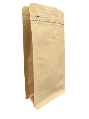 500 g capaciteit koffieverpakkingszak met bruin kraftpapier voor koffie