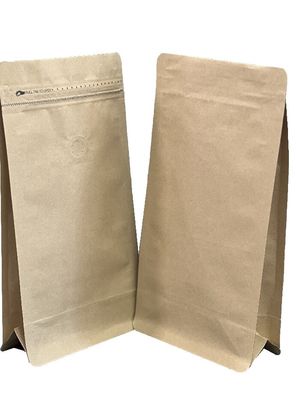 500 g capaciteit koffieverpakkingszak met bruin kraftpapier voor koffie