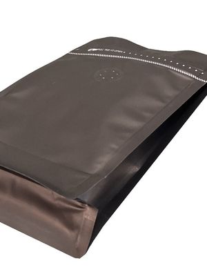 5-10 dagen Levertyd Matt Flat bottom pouch met ziplock voor koffieverpakking