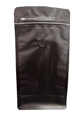 Gepersonaliseerde waterdichte Ziplock Quad Pouch Voor Koffie Verpakking Voedselgraad
