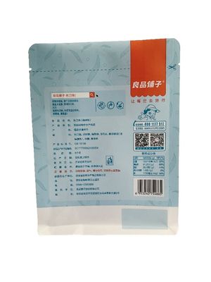 Papieren plastic zakjes met platte bodem Zak 90g Droge laminering voor gedroogde vis