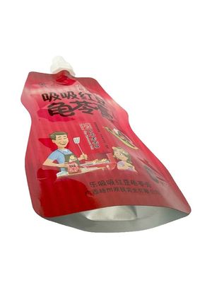 Vrije vorm Retort Spout Pouch Op maat gemaakte vloeibare verpakkingsbarrière