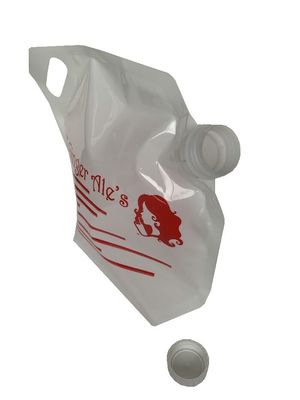 Persoonlijke vloeibare wasmiddel zak Sterk Nylon Stand Up met zak capaciteit 5L