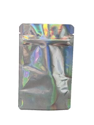 Op maat gemaakte Barrier Stand Up Packaging Pouches regenboogfilm en rits