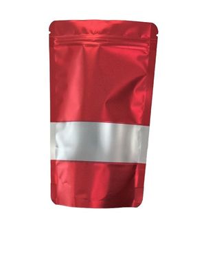 Op maat gemaakte mmetaalbarrière Koffieverpakkingszak Stand up met raam