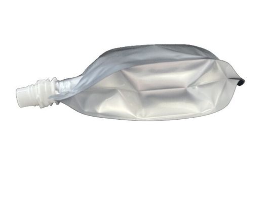 Aluminium spout verpakkingszak met aangepaste afgedrukte kleuren zijkant gusset