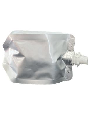 Aluminium spout verpakkingszak met aangepaste afgedrukte kleuren zijkant gusset
