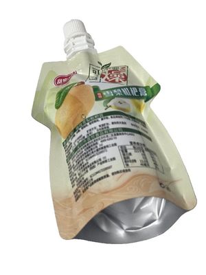 Op maat gemaakte Stand Up spout verpakkingszak retortable 121C-135C temperatuur