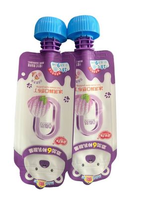 Op maat gedrukte stand-up spoutzak voor voedselverpakkingen van 10 g tot 1 kg