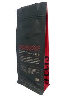 Aanpasbare platte koffiezakken met eenzijdige rits