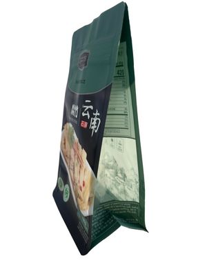 Flat bottom pouch hervergrendelbare rits voor sterilisatie 90C-100C-121C-135C