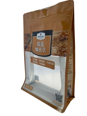 Gepersonaliseerde Gravure Printing Flat Bottom Pockets Co-Friendly PET / VMPET / PE