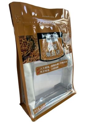 Gepersonaliseerde Gravure Printing Flat Bottom Pockets Co-Friendly PET / VMPET / PE