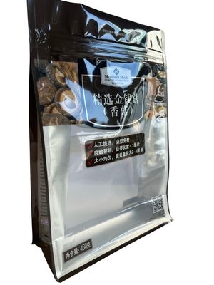 Gravure Printing Flat Bottom Pockets Customized Custom Logo Package Vierkantblok Qual Seal