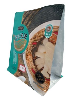 Voedingsmiddelen Flat bottom pouch met rits op maat gedrukt PET / VMPET / PE